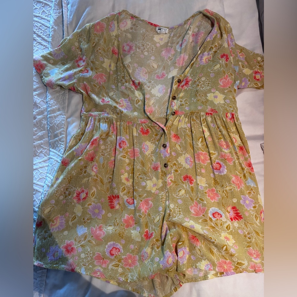 Billabong Floral Romper